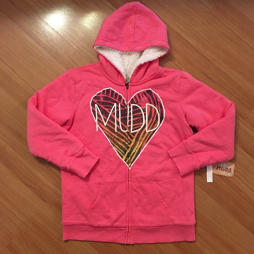 🎉HP🎉 Girls Mudd Jacket w/ Hood & Sherpa Interior